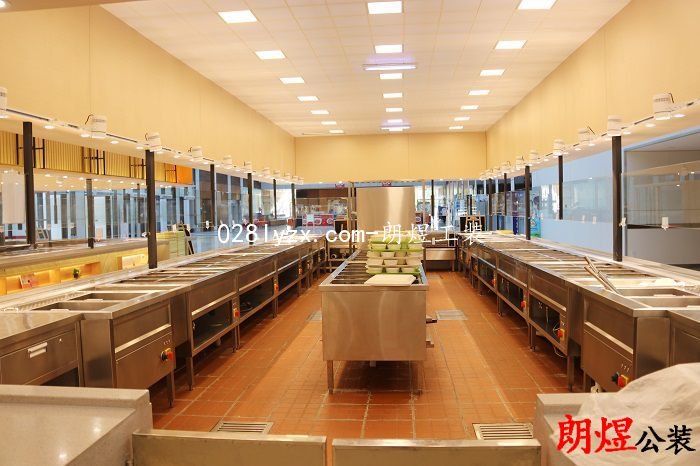 成都華為員工食堂裝修設(shè)計案例