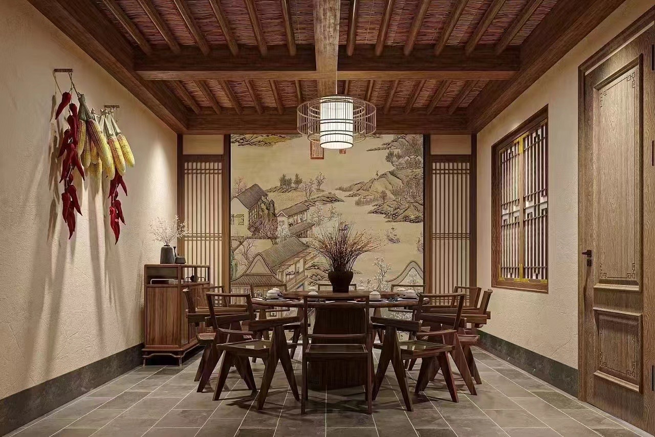 農(nóng)家樂(lè)小院餐廳該怎么裝修設(shè)計(jì)才好？